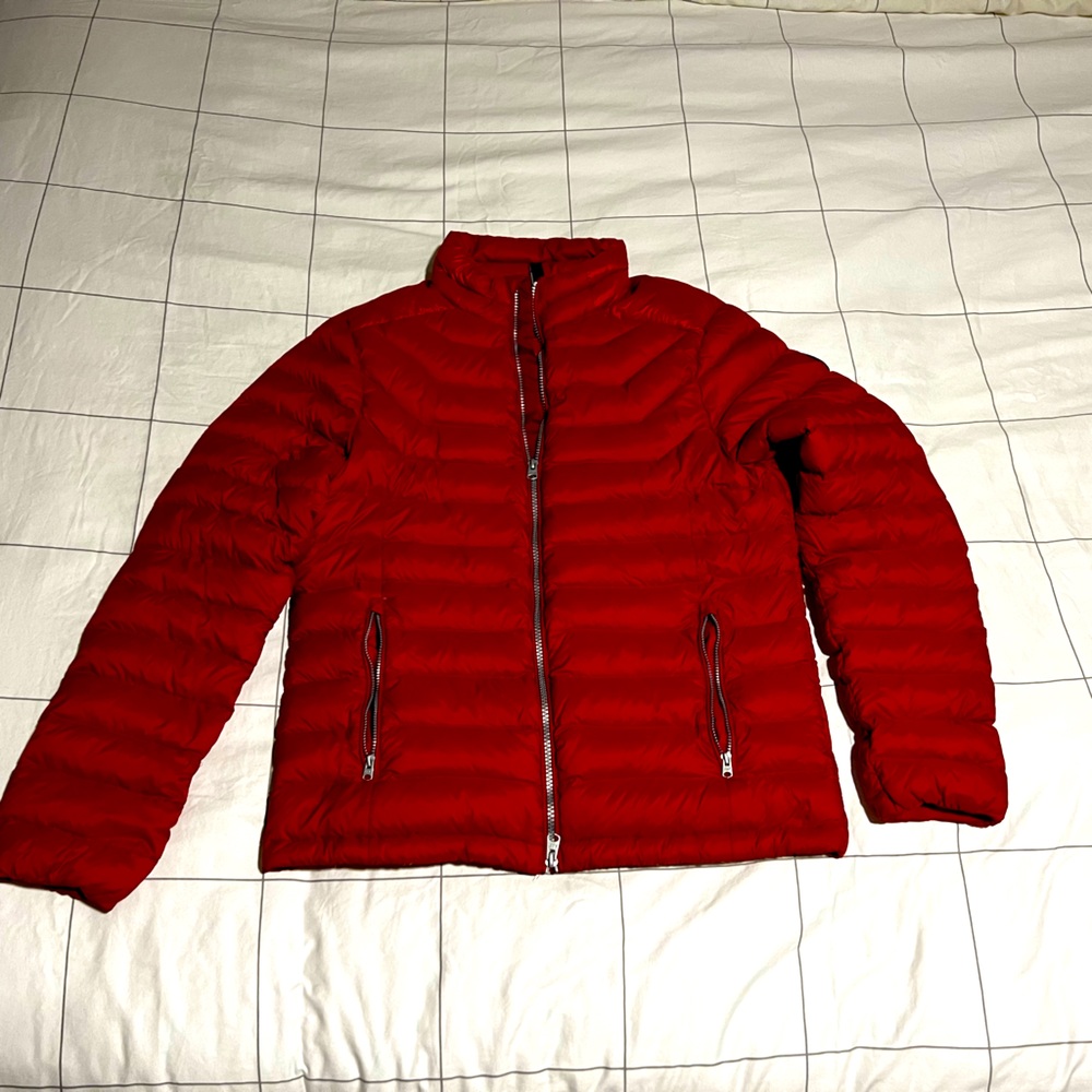 AF jacket puffer red color medium size